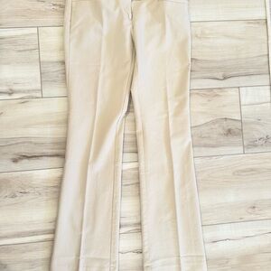 LOFT khaki Straight Leg Pants
